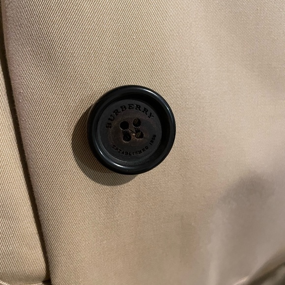 The Kensington long Burberry Trench coat In Honey NWT US sz 00 - Picture 6 of 12